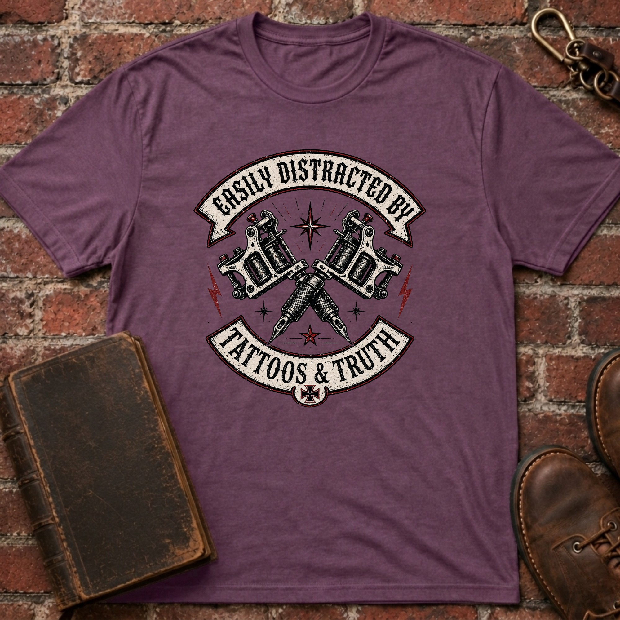 Easily Distracted By Tattoos And Truth T-Shirt