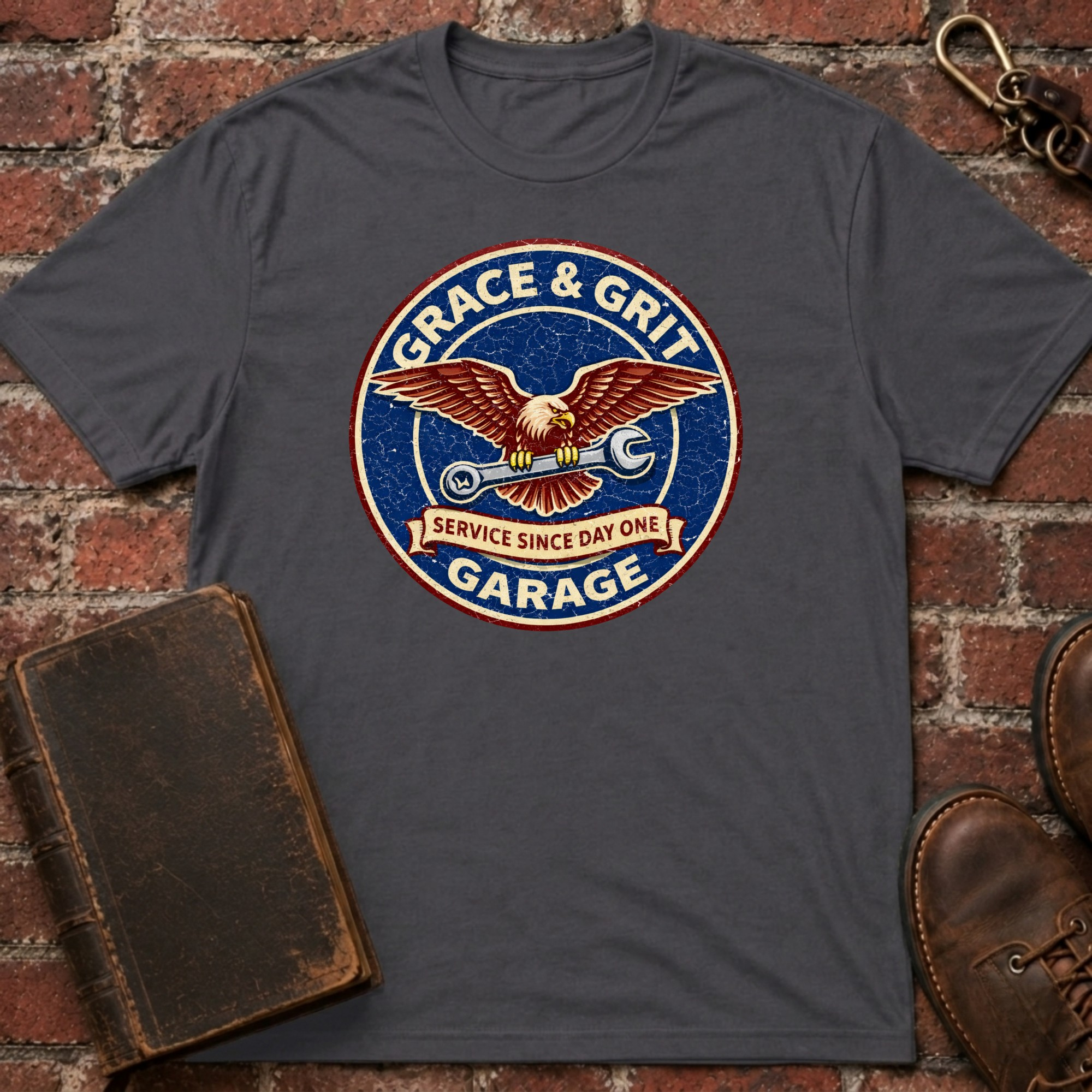 Grace & Grit Garage T-Shirt