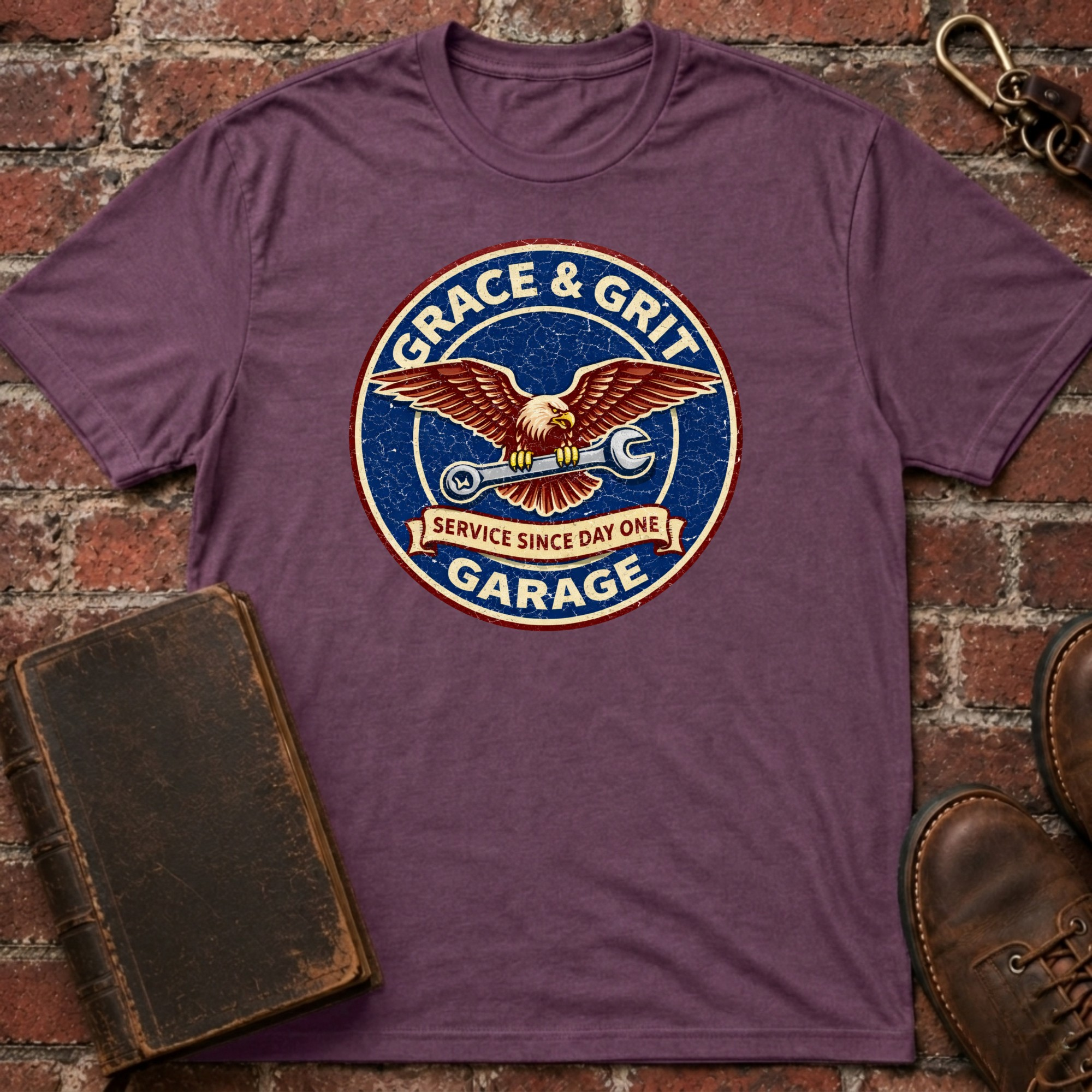 Grace & Grit Garage T-Shirt