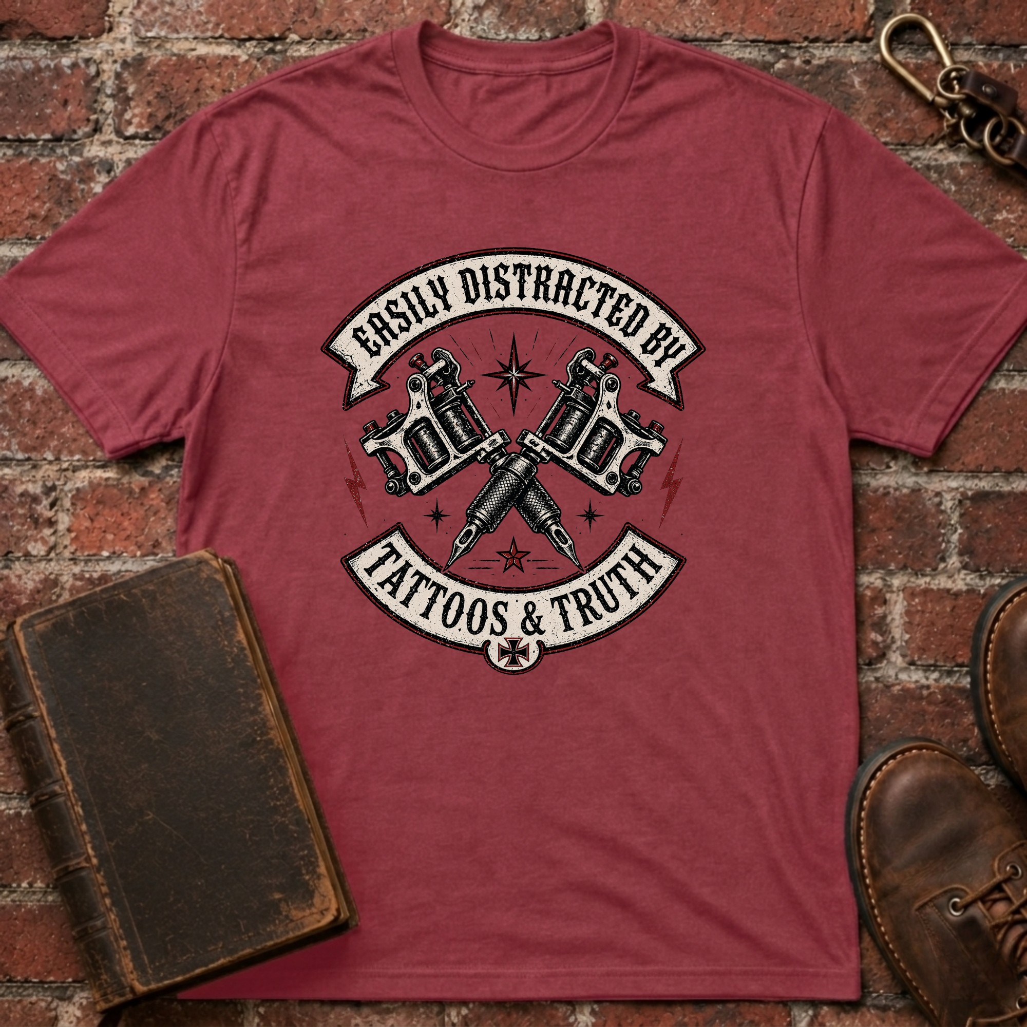 Easily Distracted By Tattoos And Truth T-Shirt