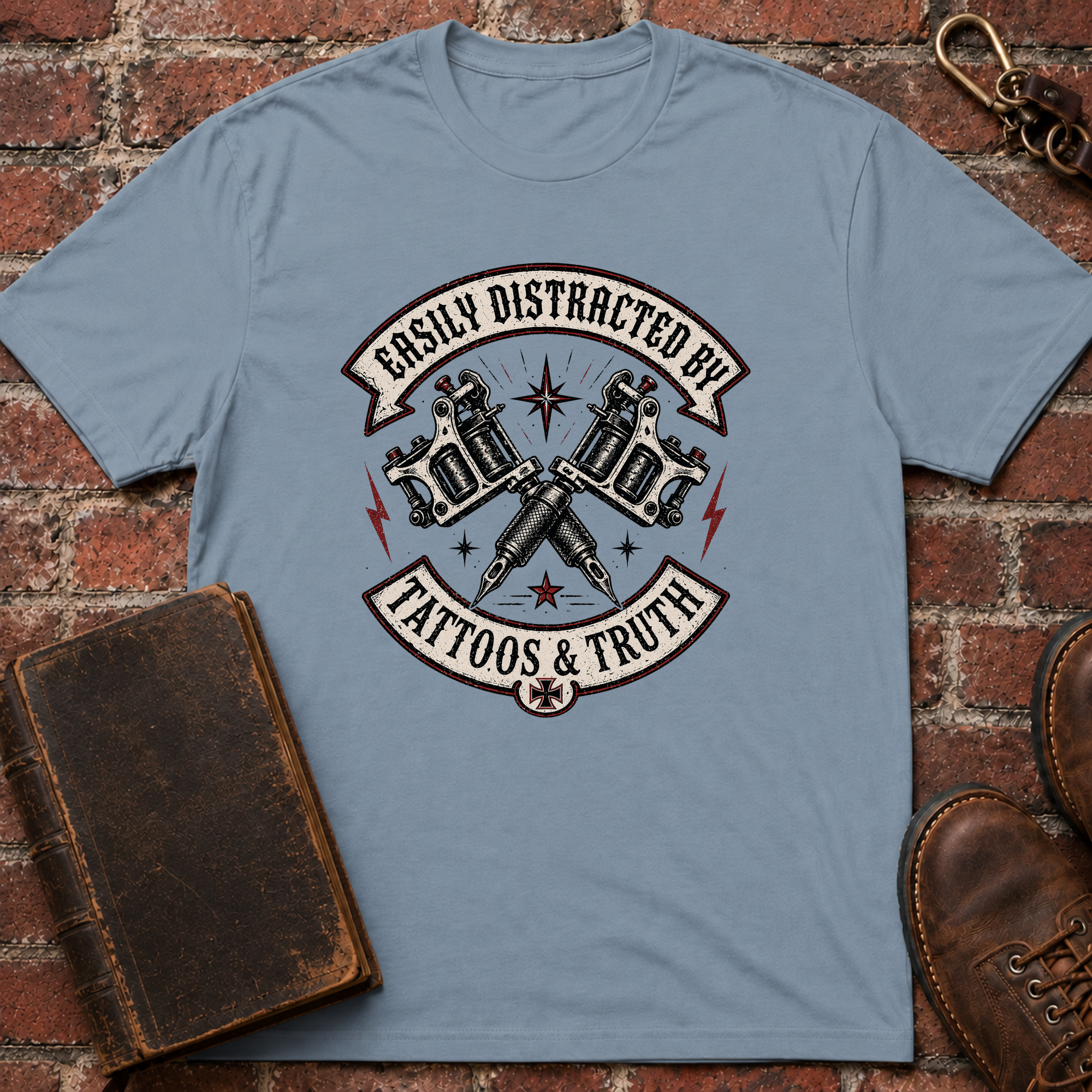 Easily Distracted By Tattoos And Truth T-Shirt