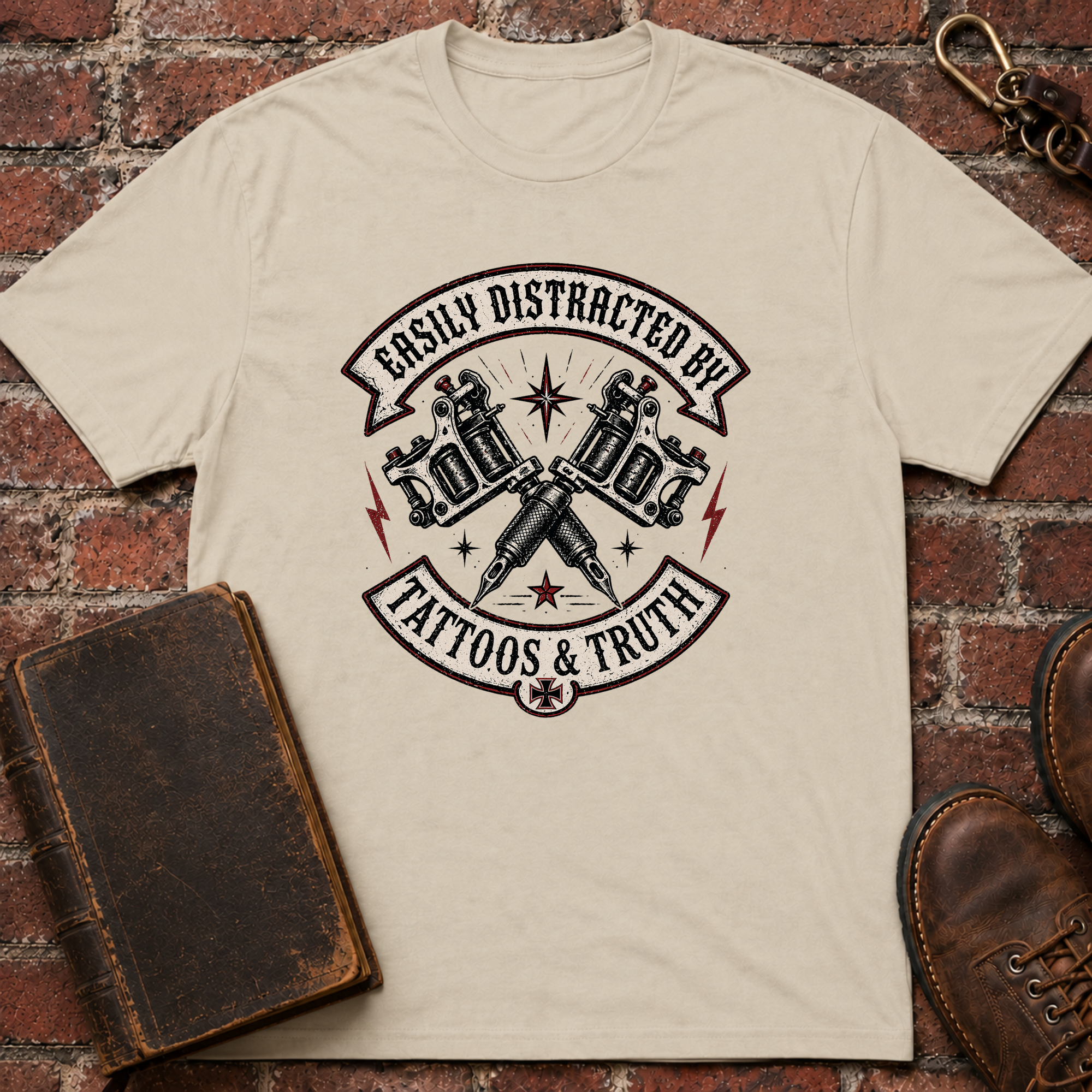 Easily Distracted By Tattoos And Truth T-Shirt