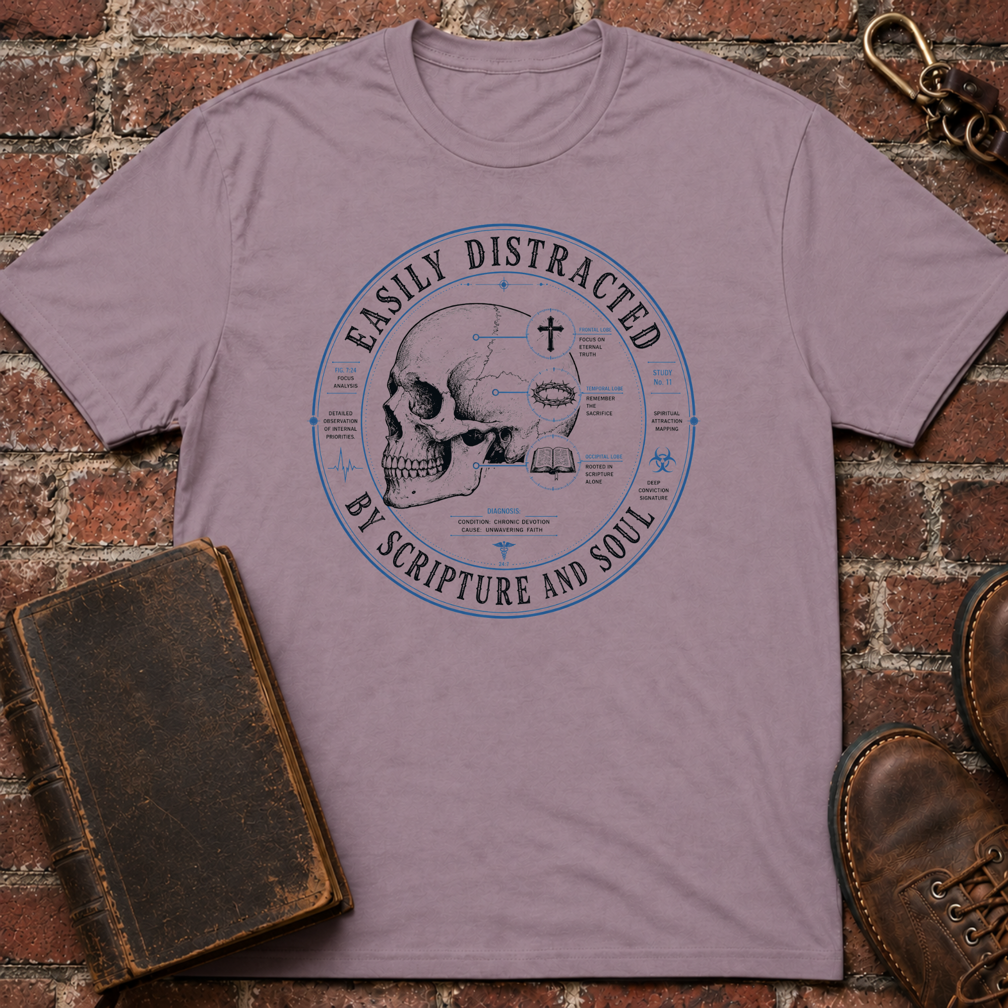 Easily Distracted By Scripture And Soul T-Shirt