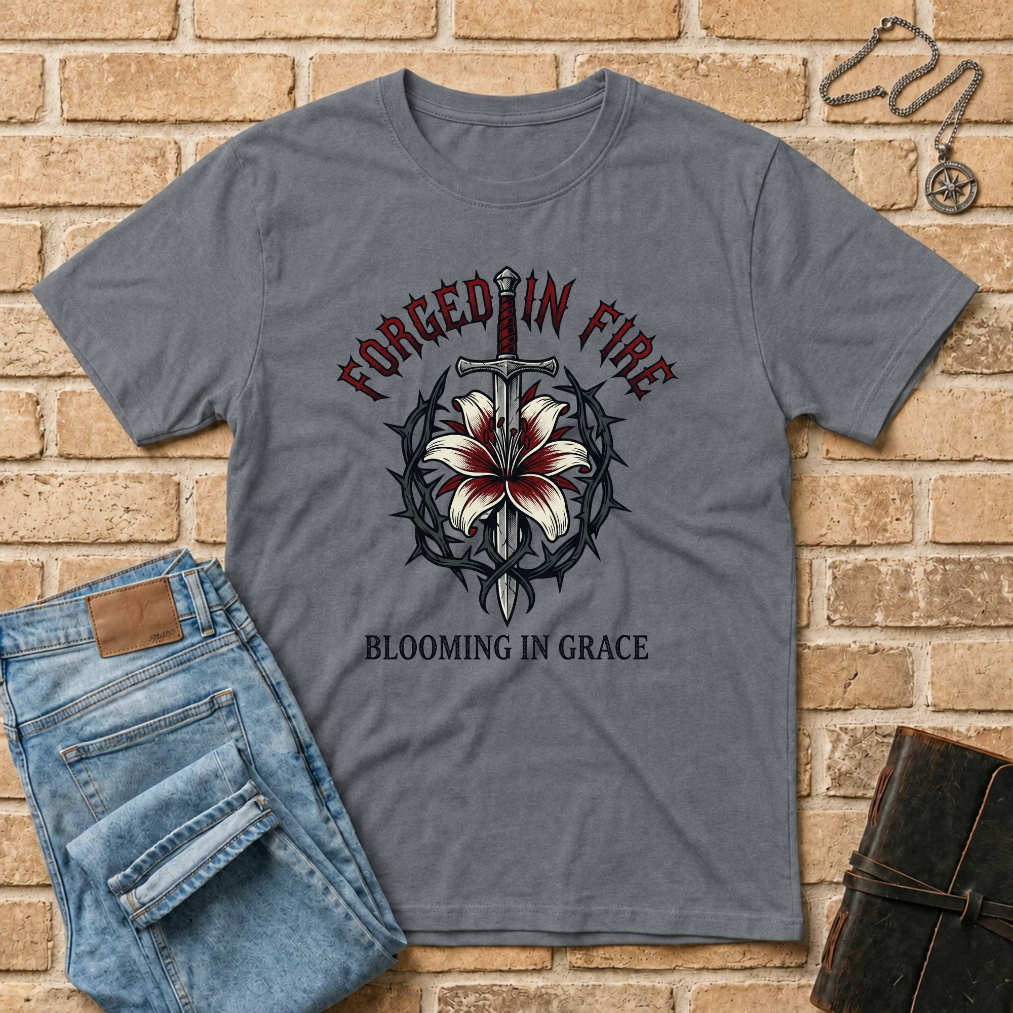 Forged In Fire Blooming In Grace T-Shirt