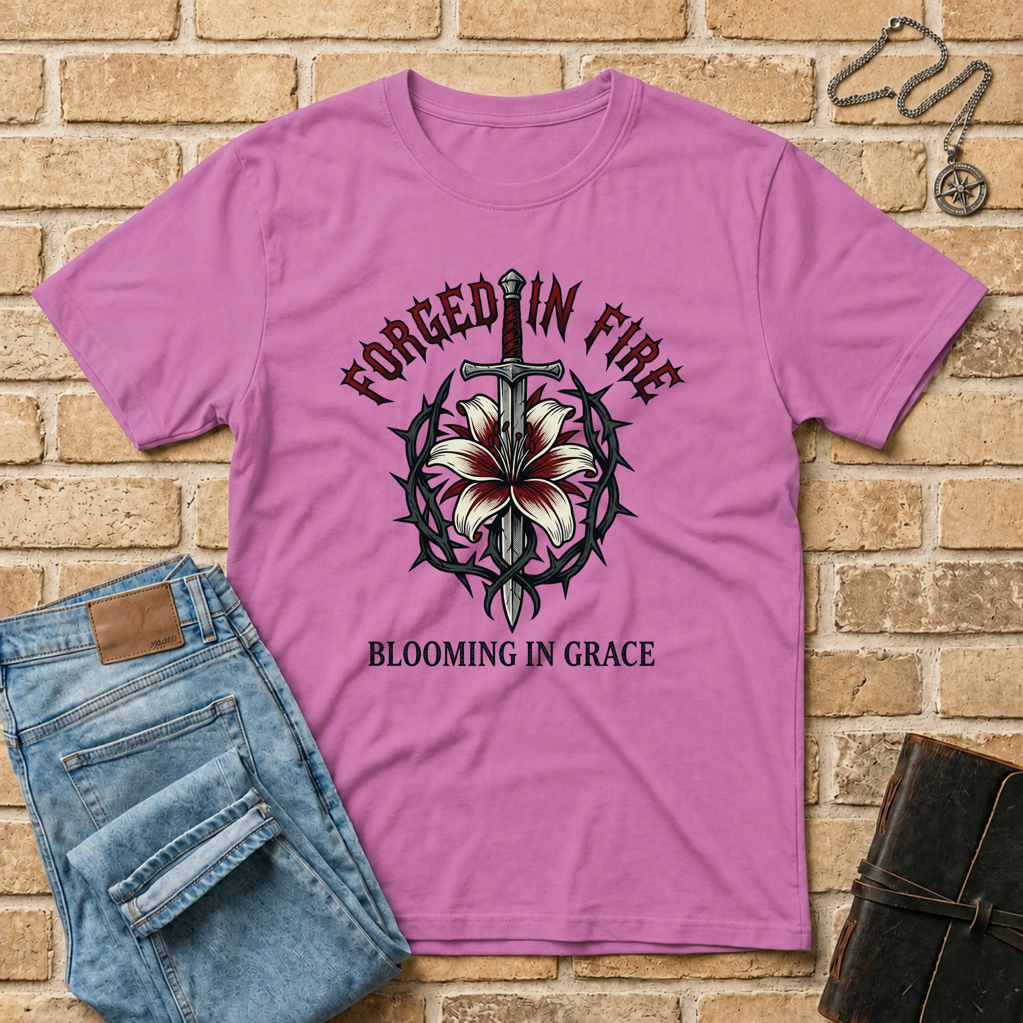 Forged In Fire Blooming In Grace T-Shirt