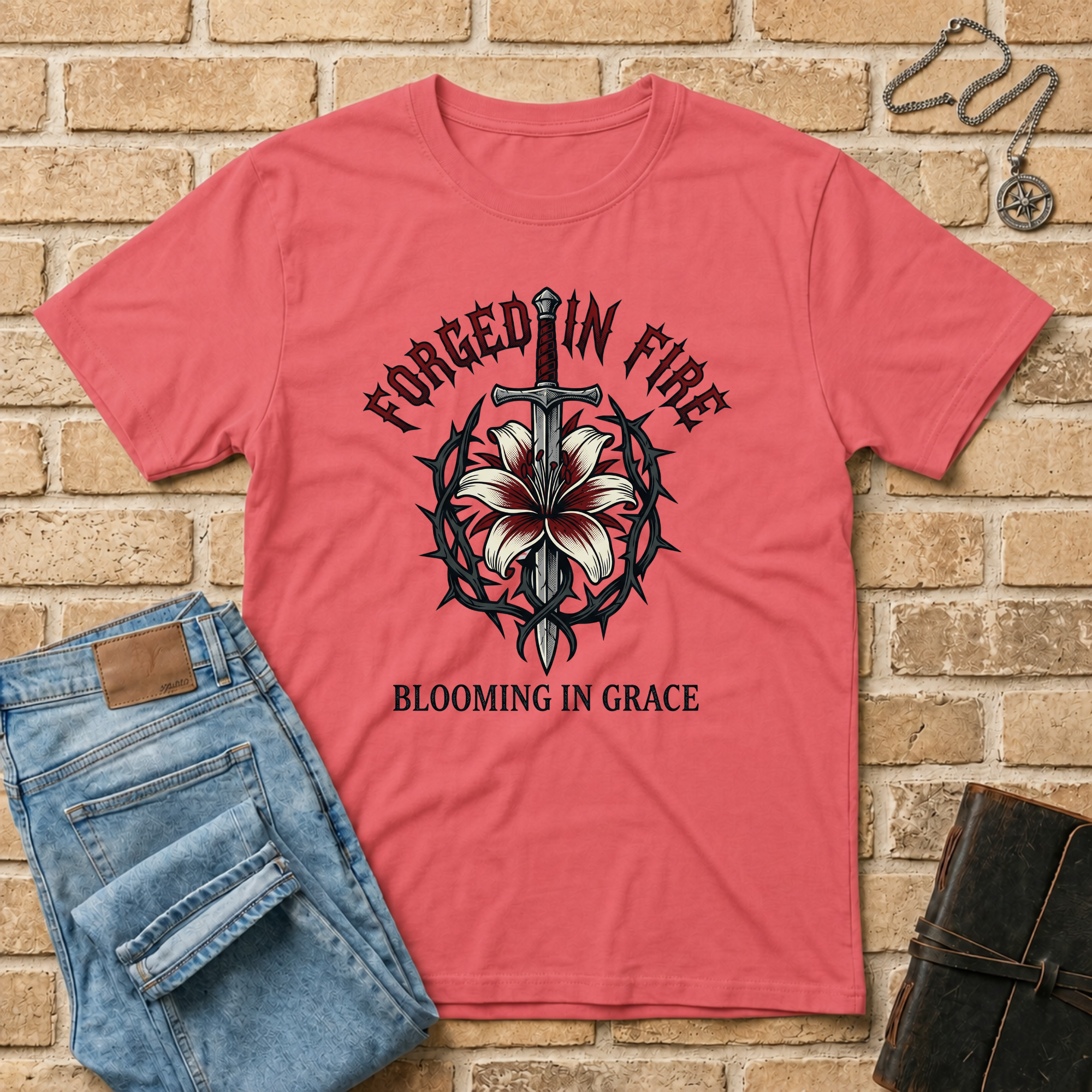 Forged In Fire Blooming In Grace T-Shirt