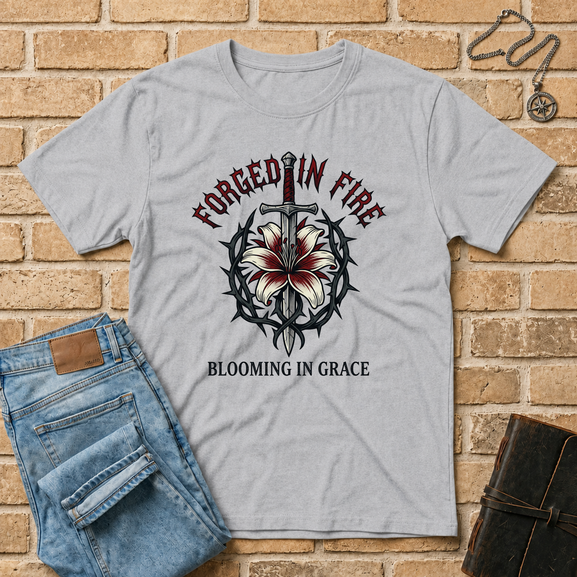 Forged In Fire Blooming In Grace T-Shirt