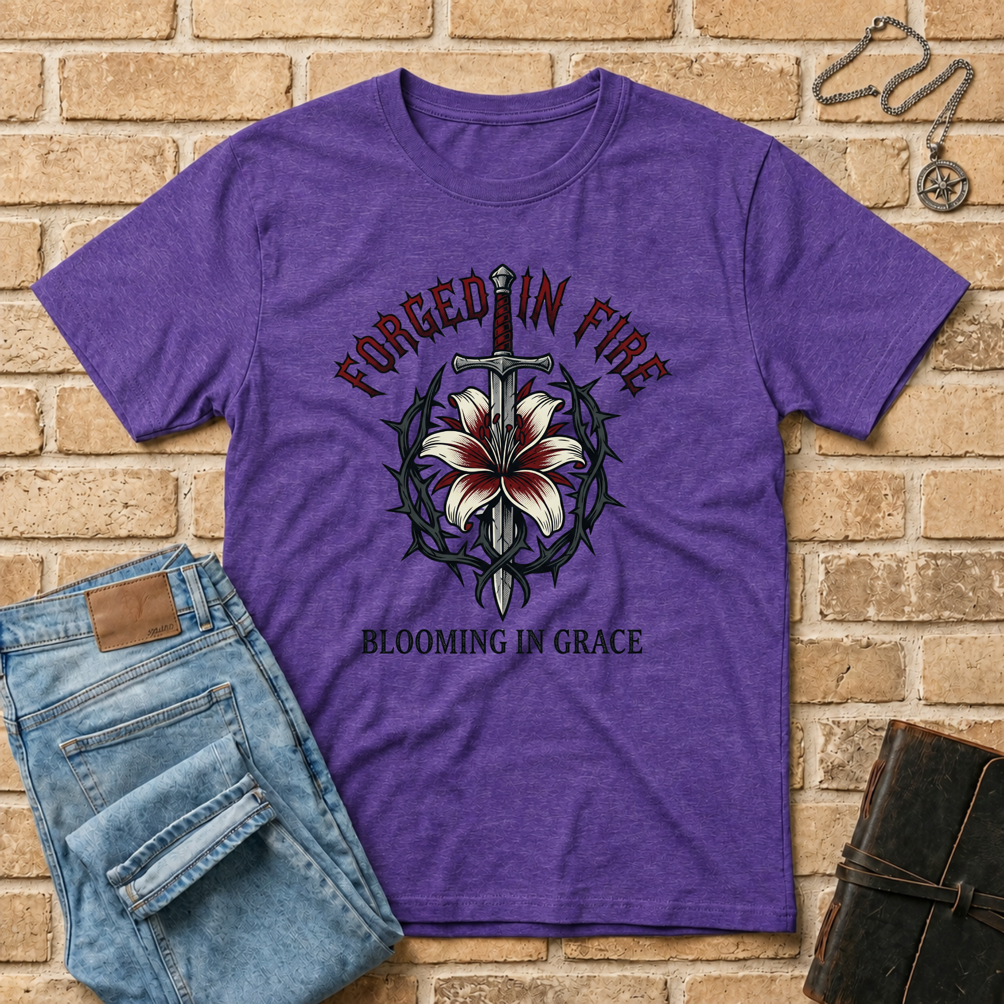 Forged In Fire Blooming In Grace T-Shirt