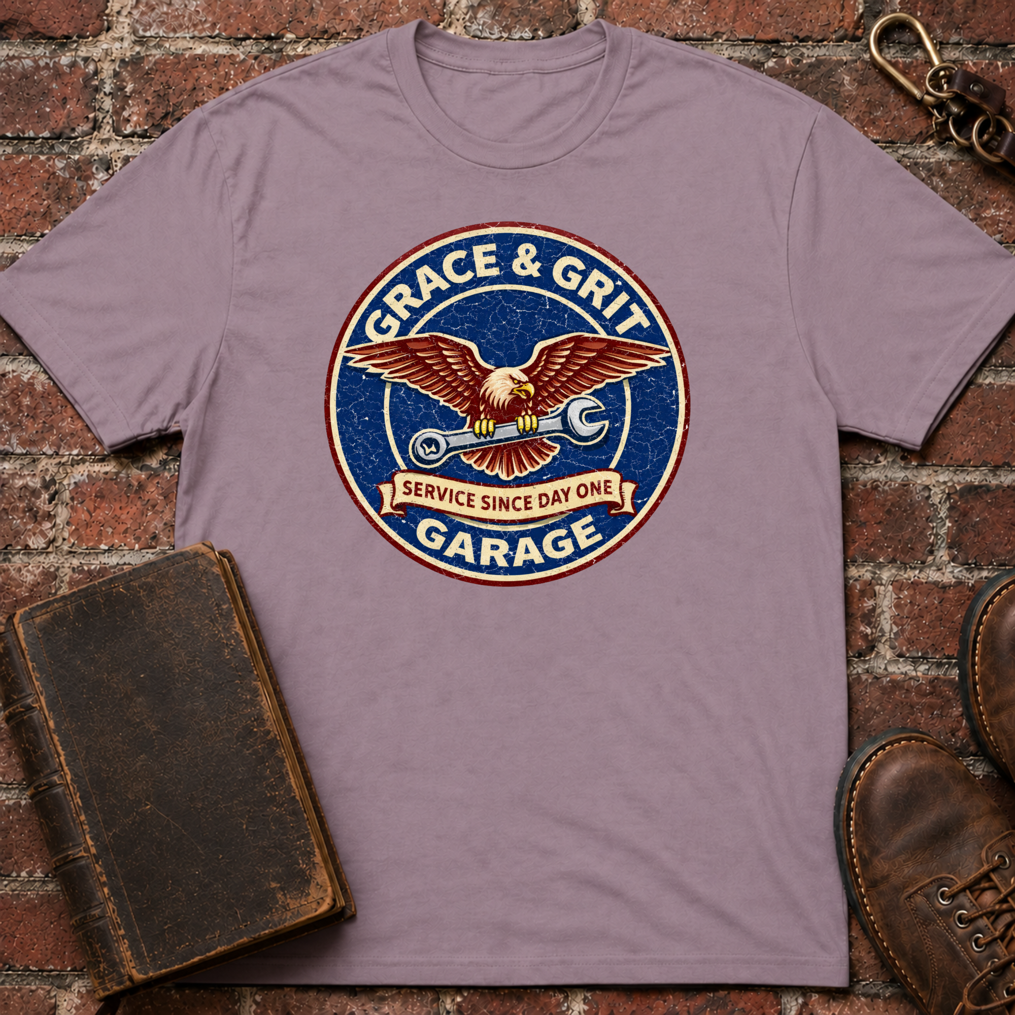 Grace & Grit Garage T-Shirt