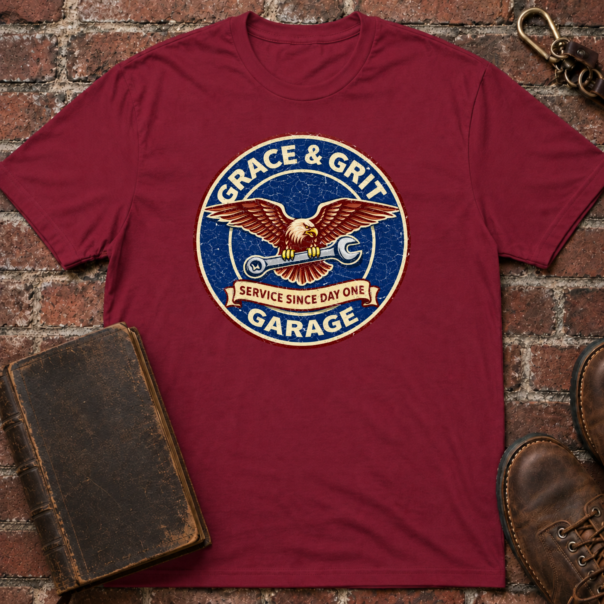 Grace & Grit Garage T-Shirt