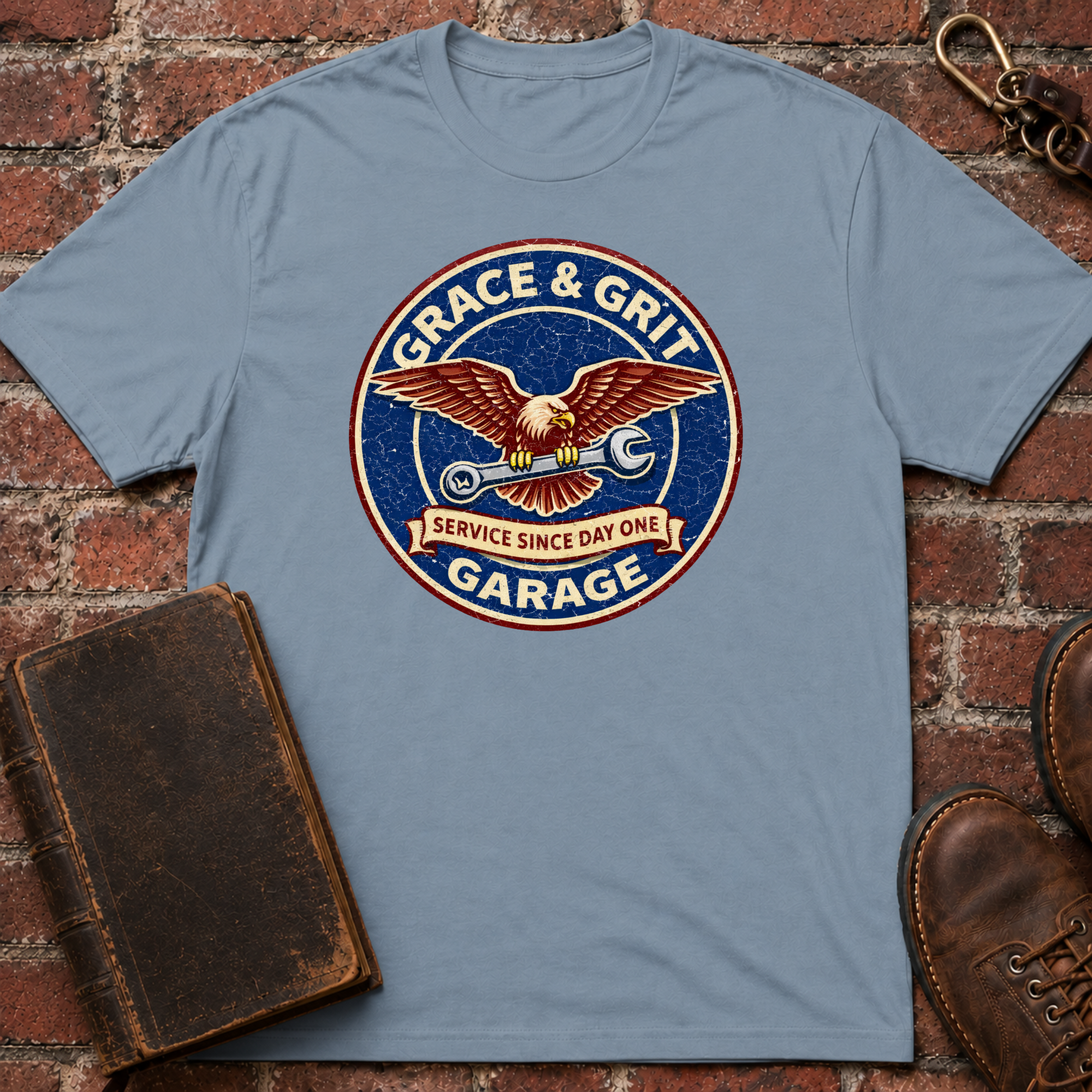 Grace & Grit Garage T-Shirt