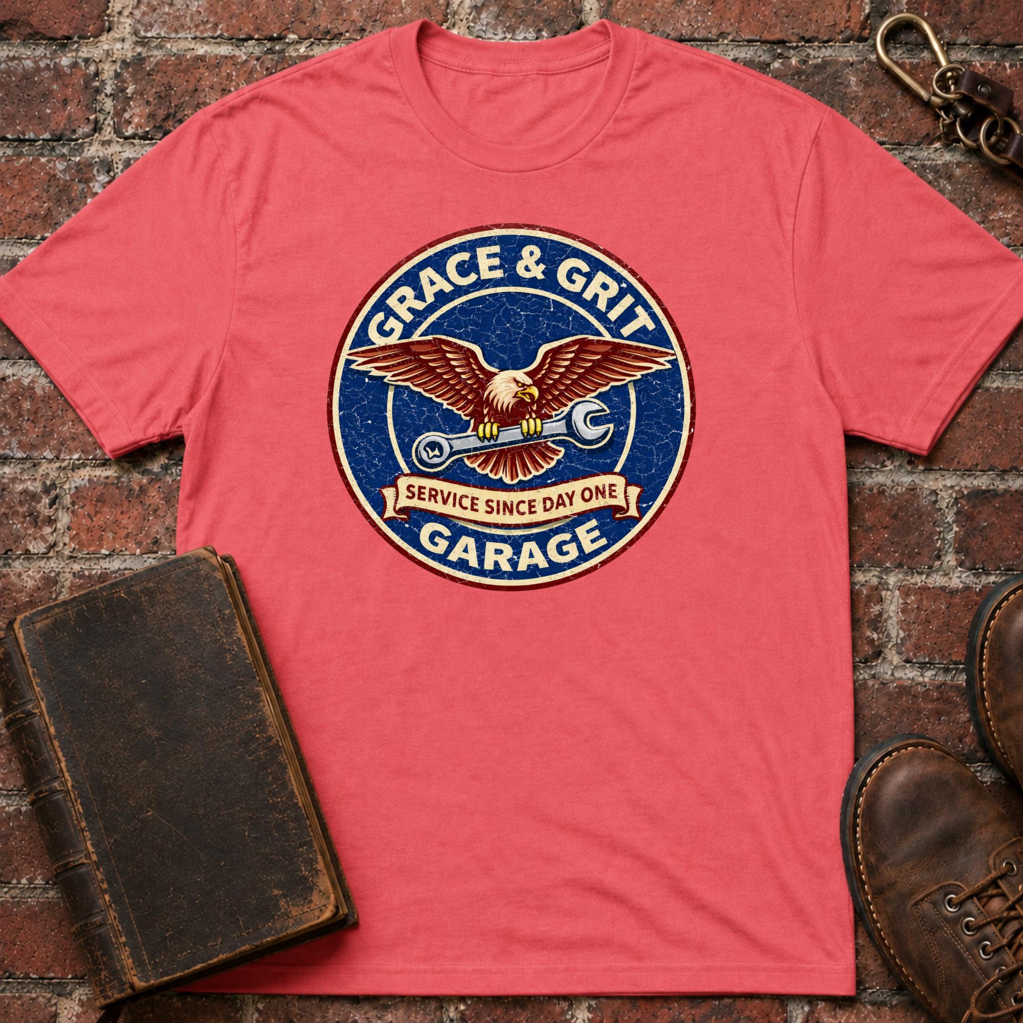 Grace & Grit Garage T-Shirt
