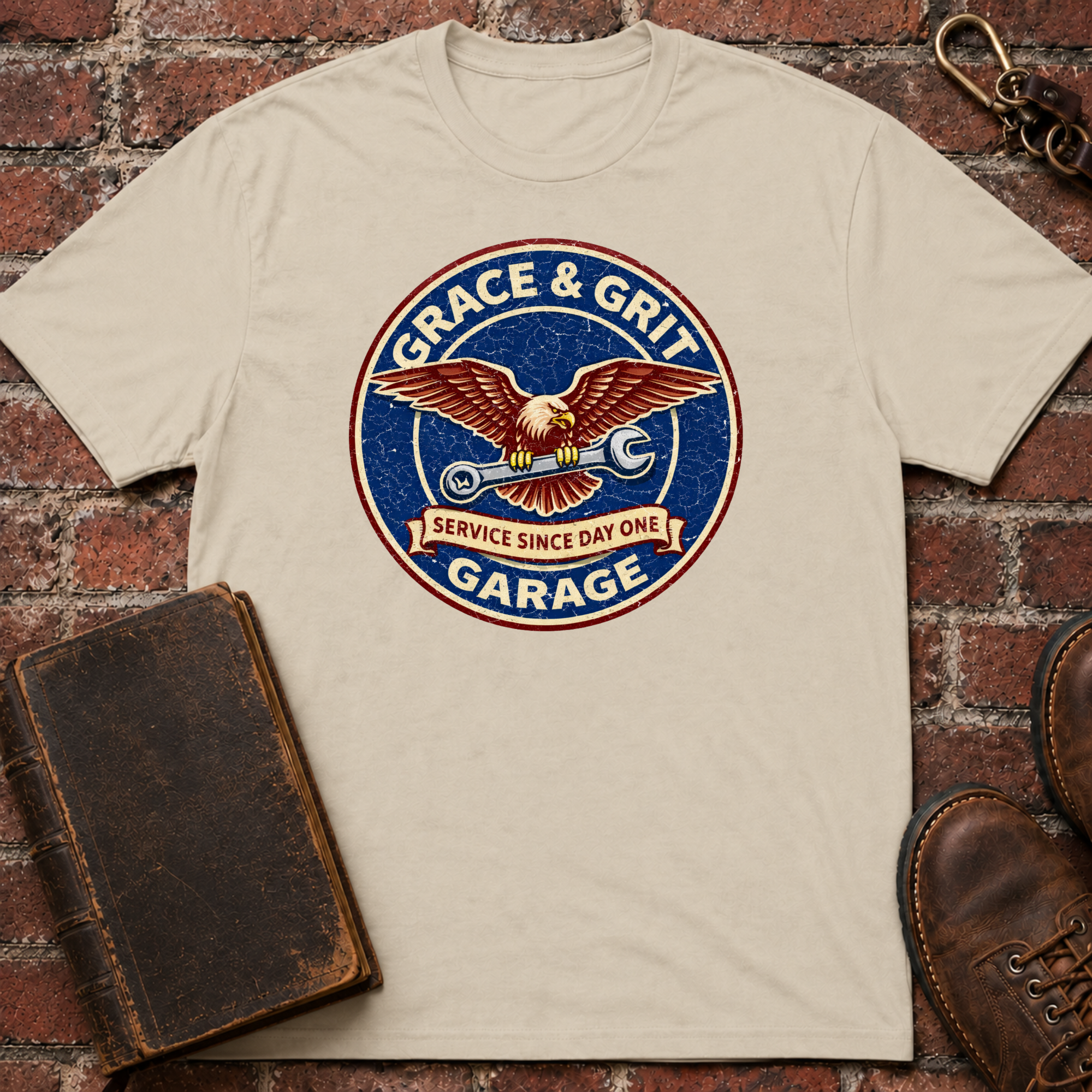 Grace & Grit Garage T-Shirt