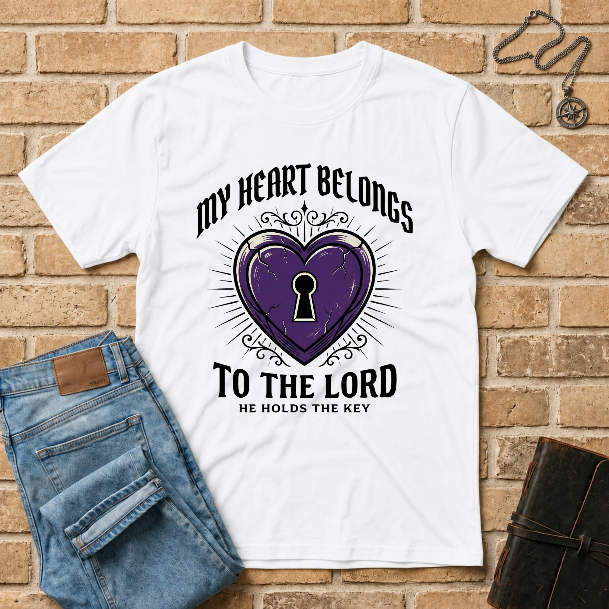 My Heart Belongs To The Lord (Purple) T-Shirt