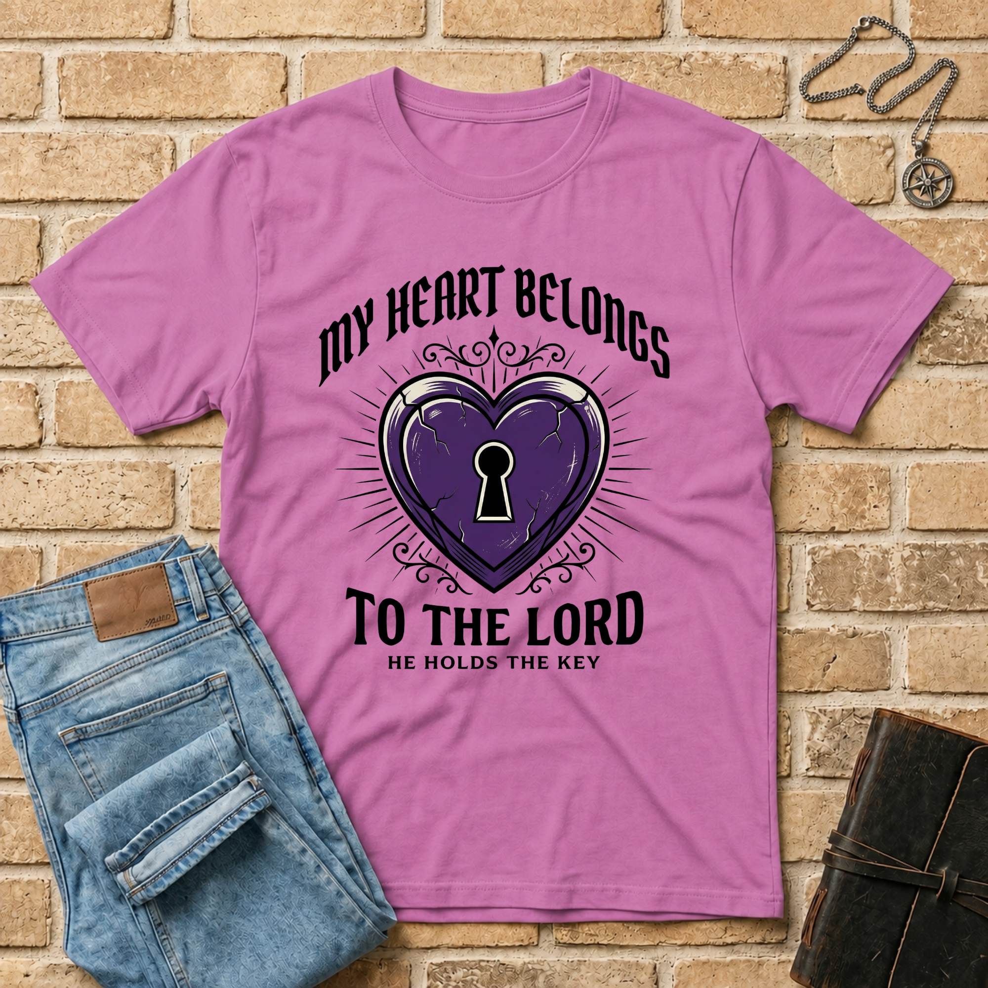 My Heart Belongs To The Lord (Purple) T-Shirt