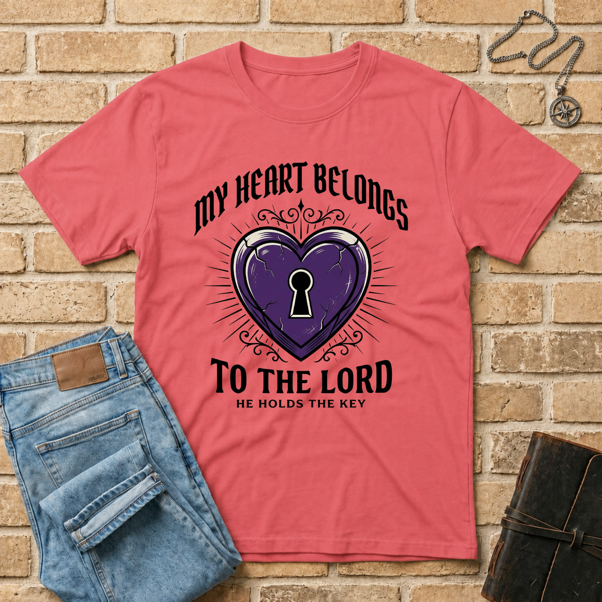 My Heart Belongs To The Lord (Purple) T-Shirt