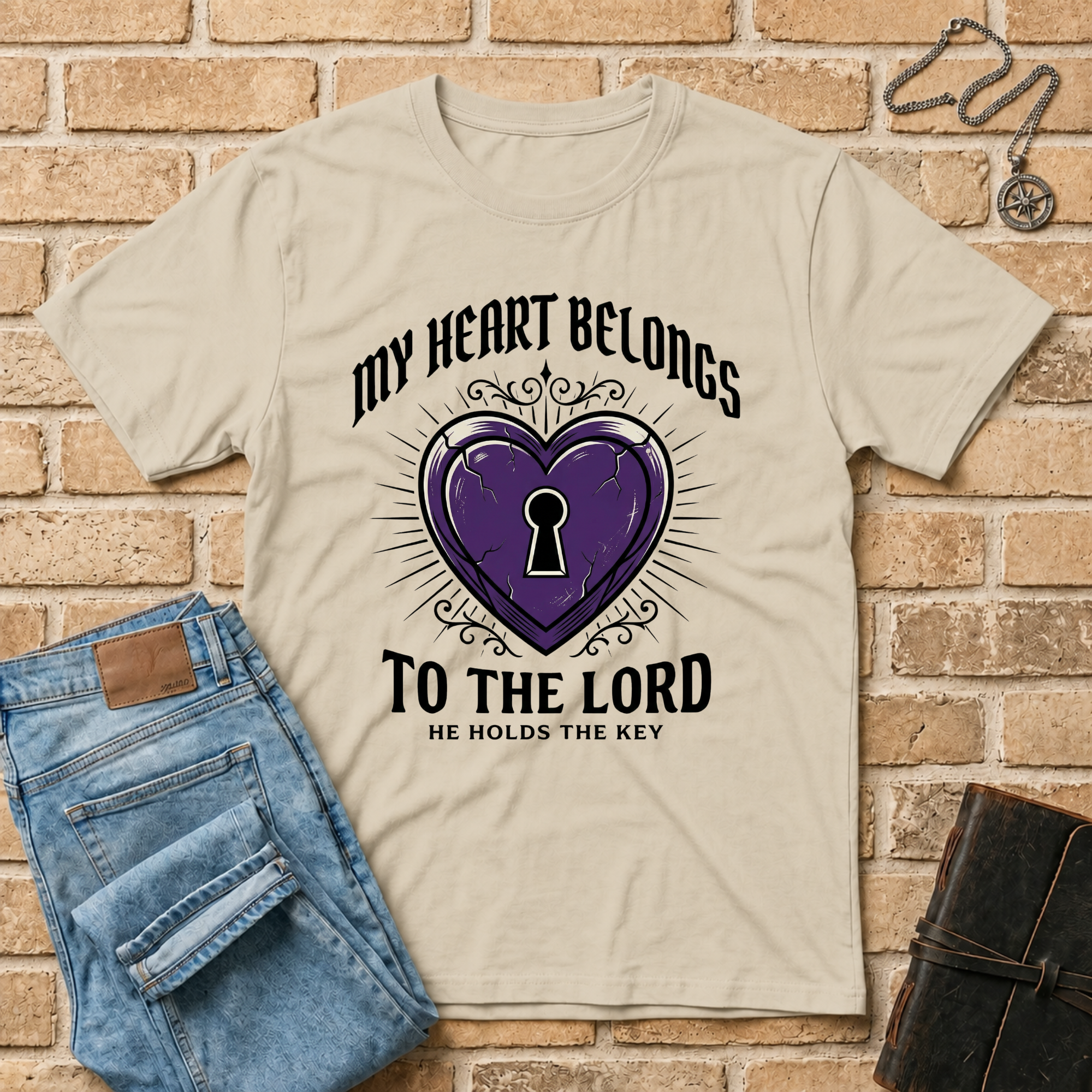 My Heart Belongs To The Lord (Purple) T-Shirt