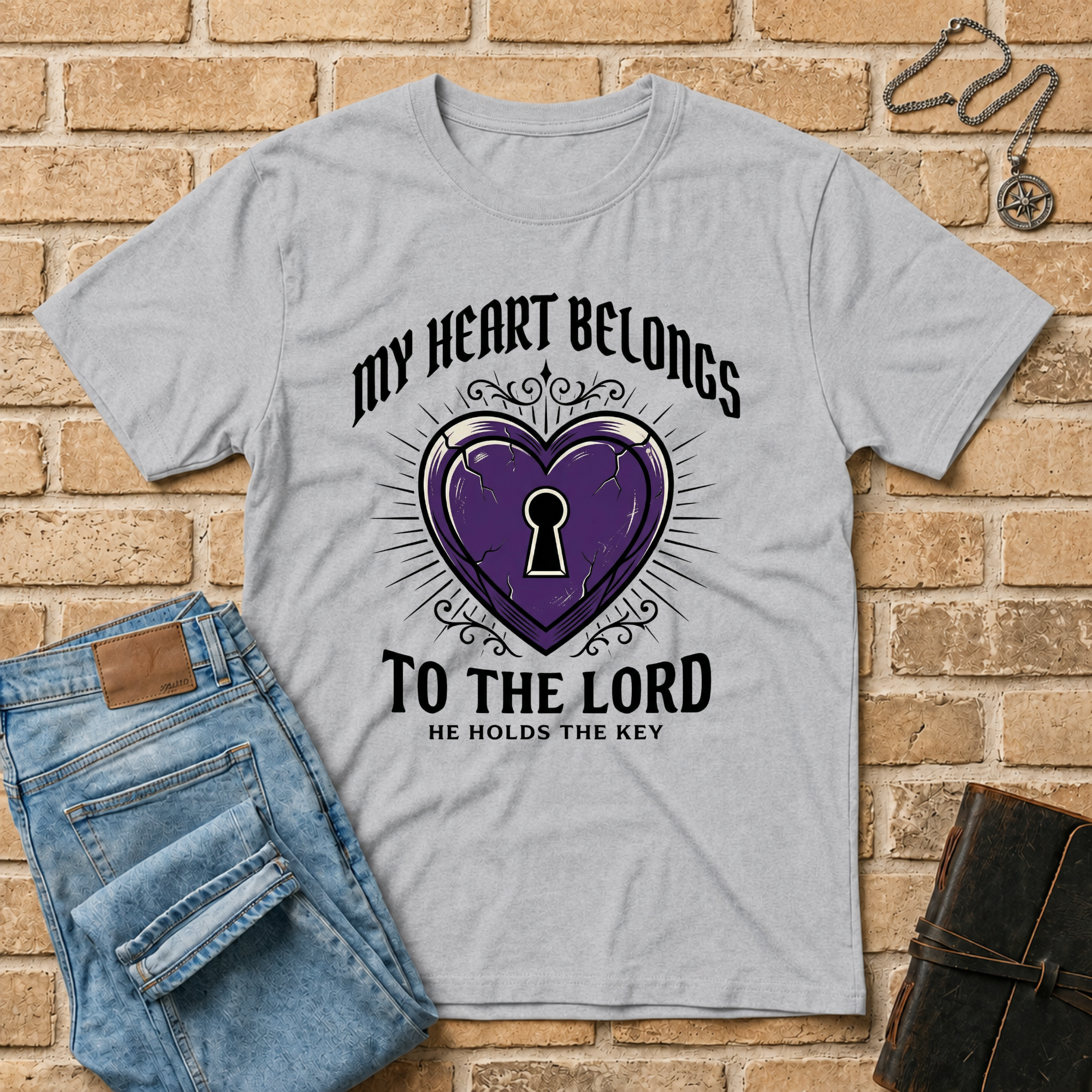 My Heart Belongs To The Lord (Purple) T-Shirt