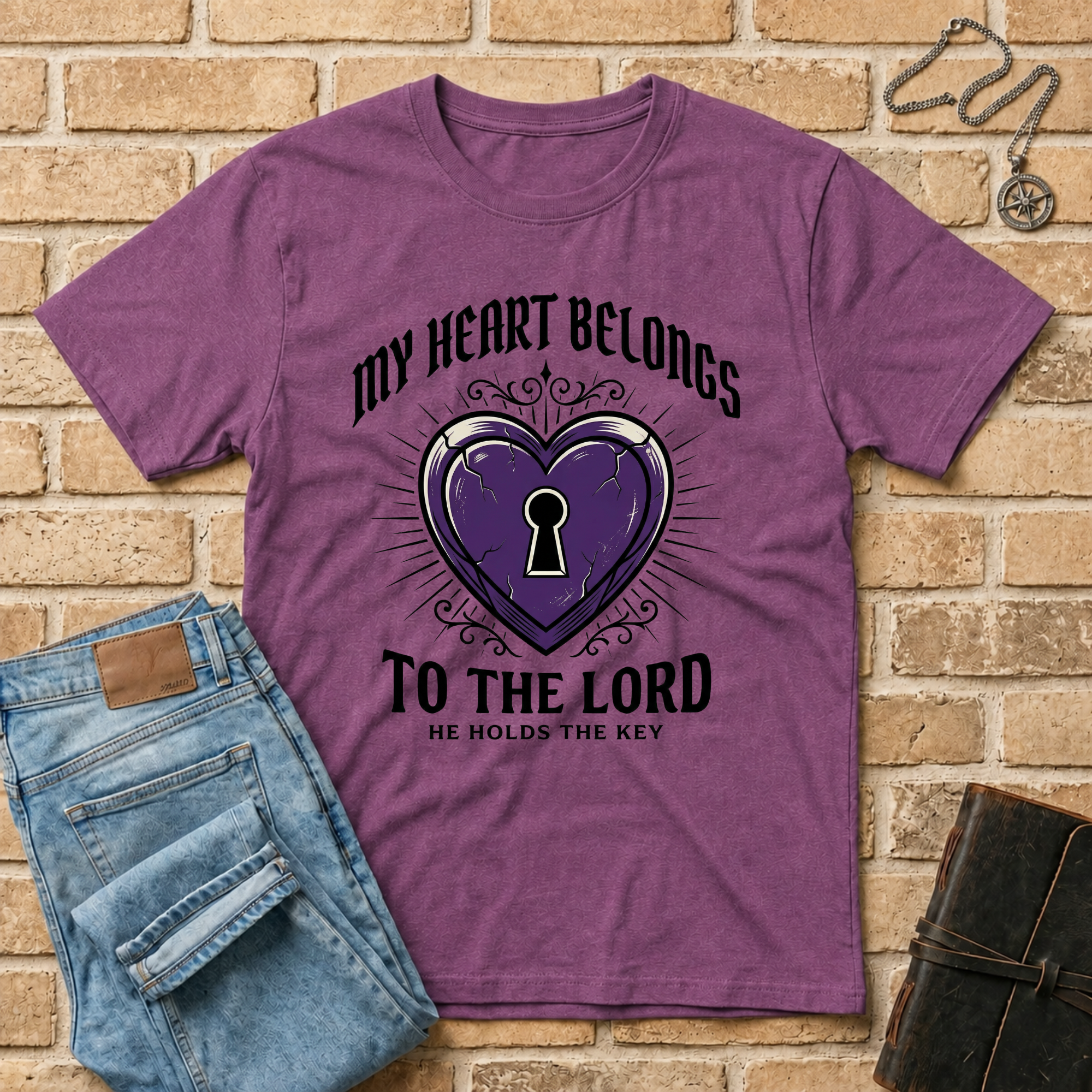 My Heart Belongs To The Lord (Purple) T-Shirt
