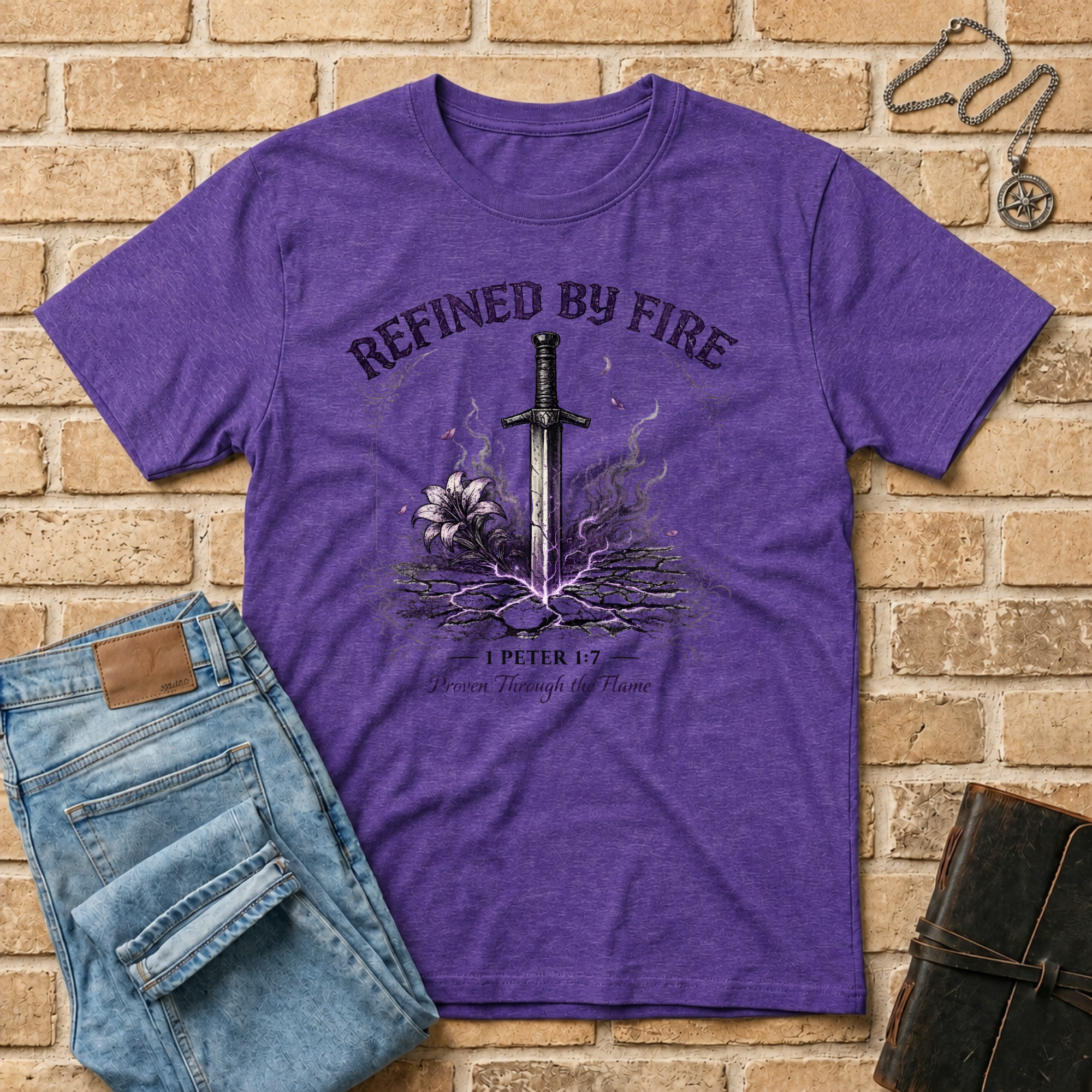 Refined By Fire (Purple) T-Shirt