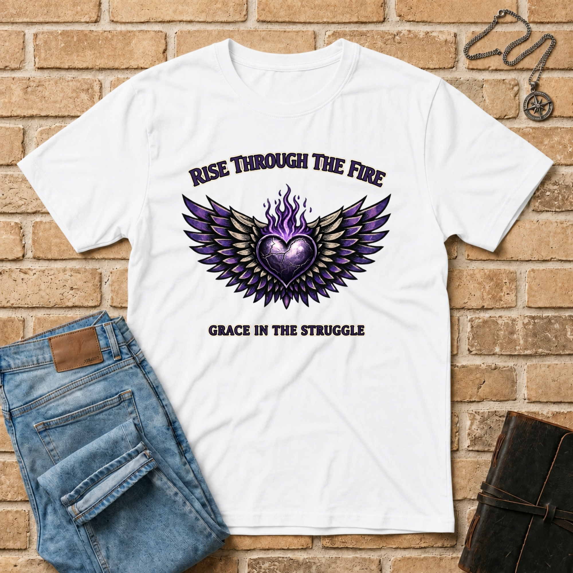 Rise Through The Fire Grace In The Struggle T-Shirt