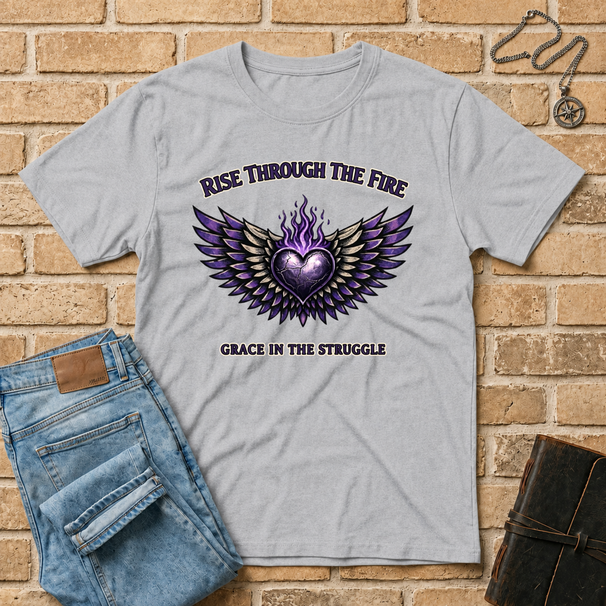 Rise Through The Fire Grace In The Struggle T-Shirt