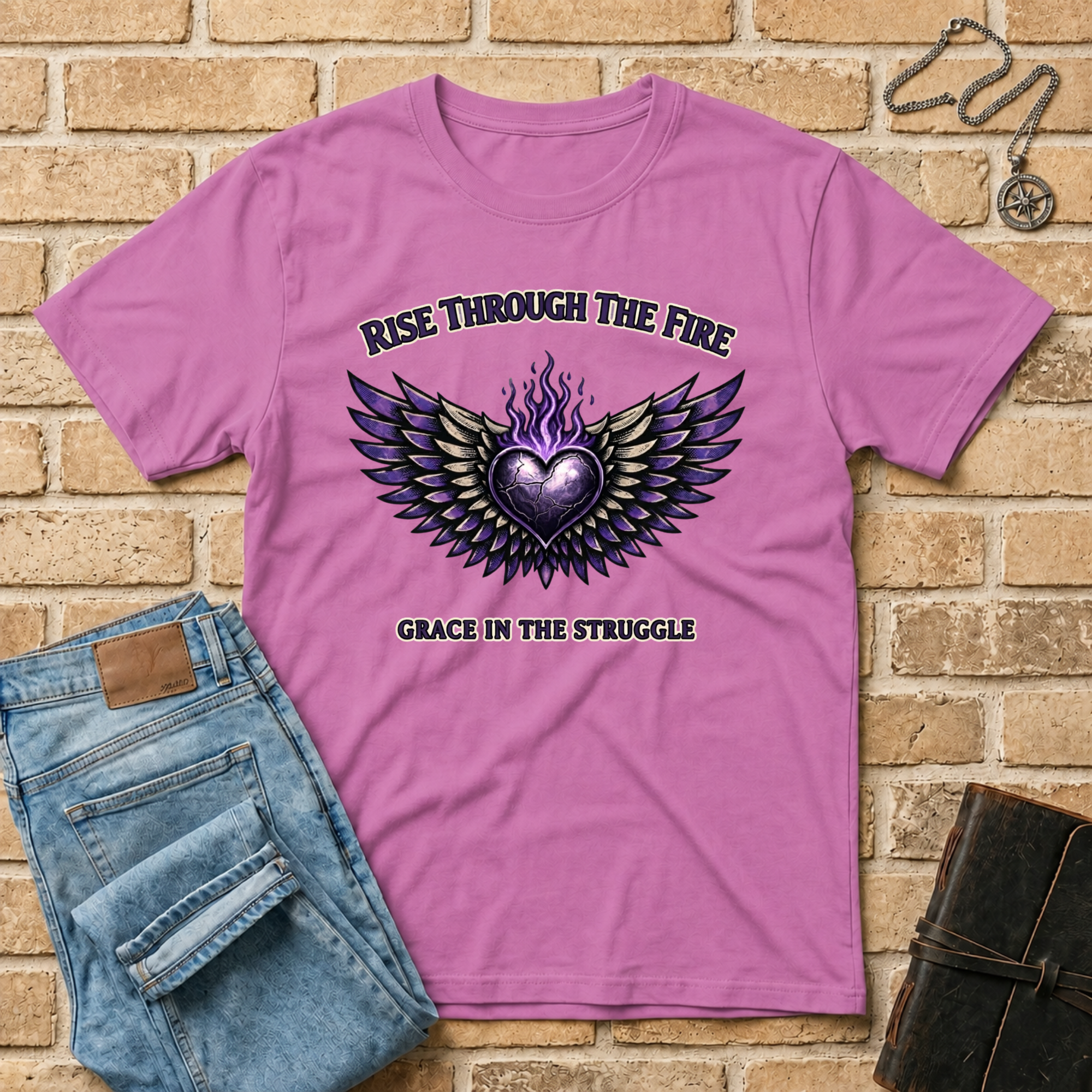 Rise Through The Fire Grace In The Struggle T-Shirt