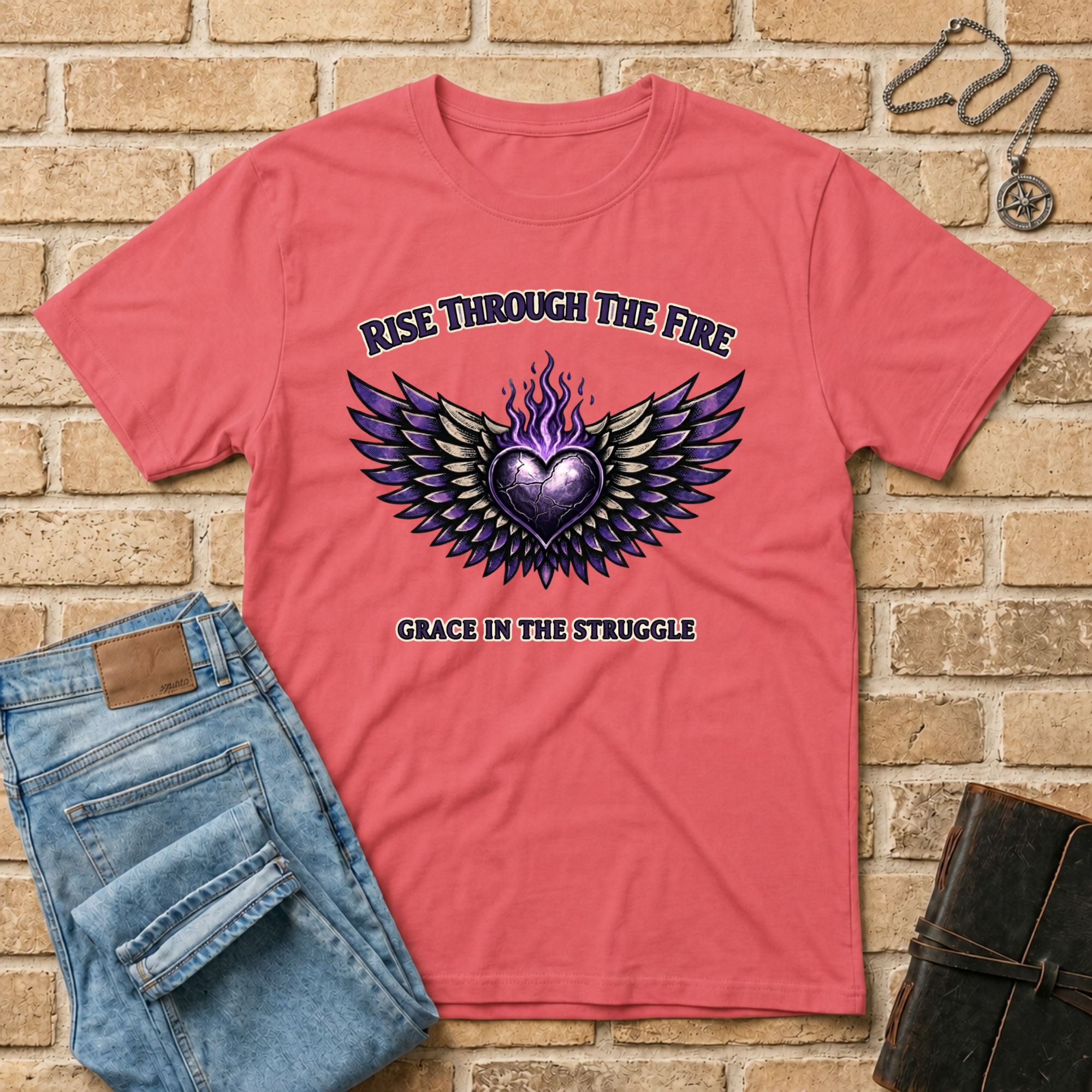 Rise Through The Fire Grace In The Struggle T-Shirt
