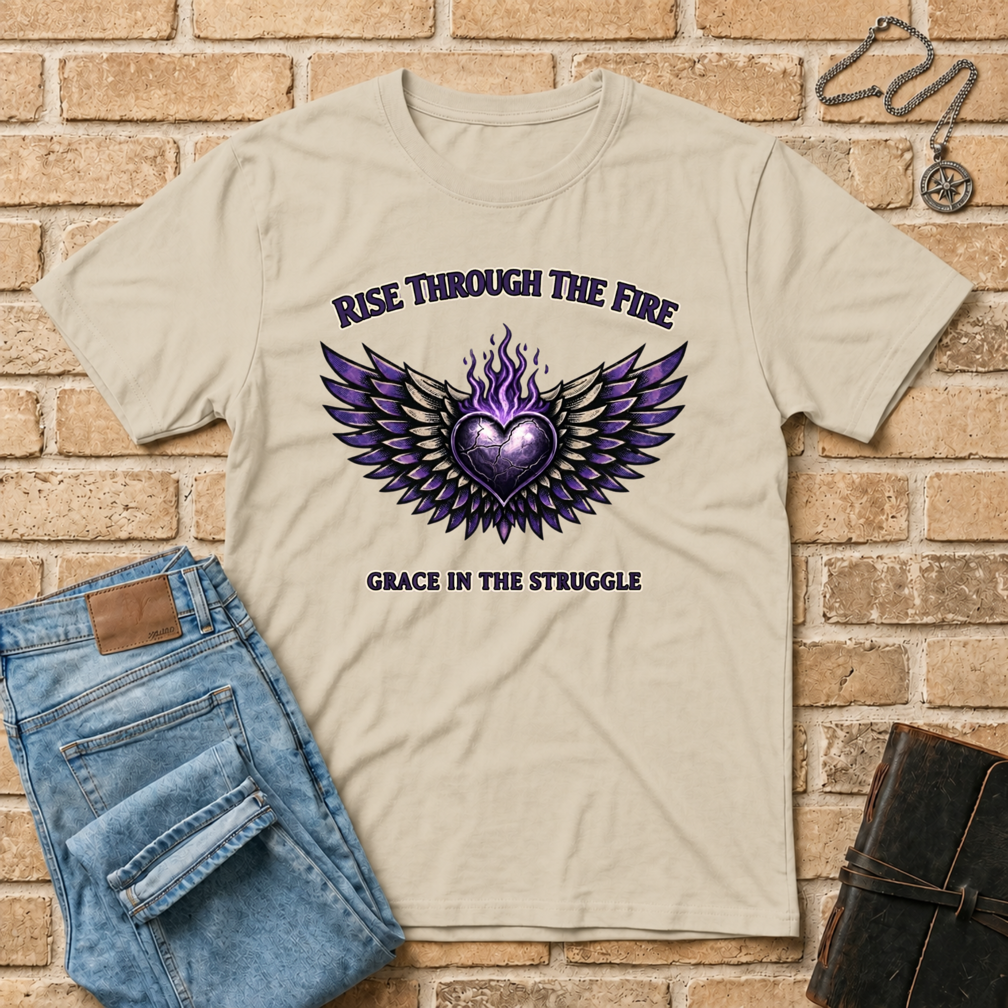 Rise Through The Fire Grace In The Struggle T-Shirt