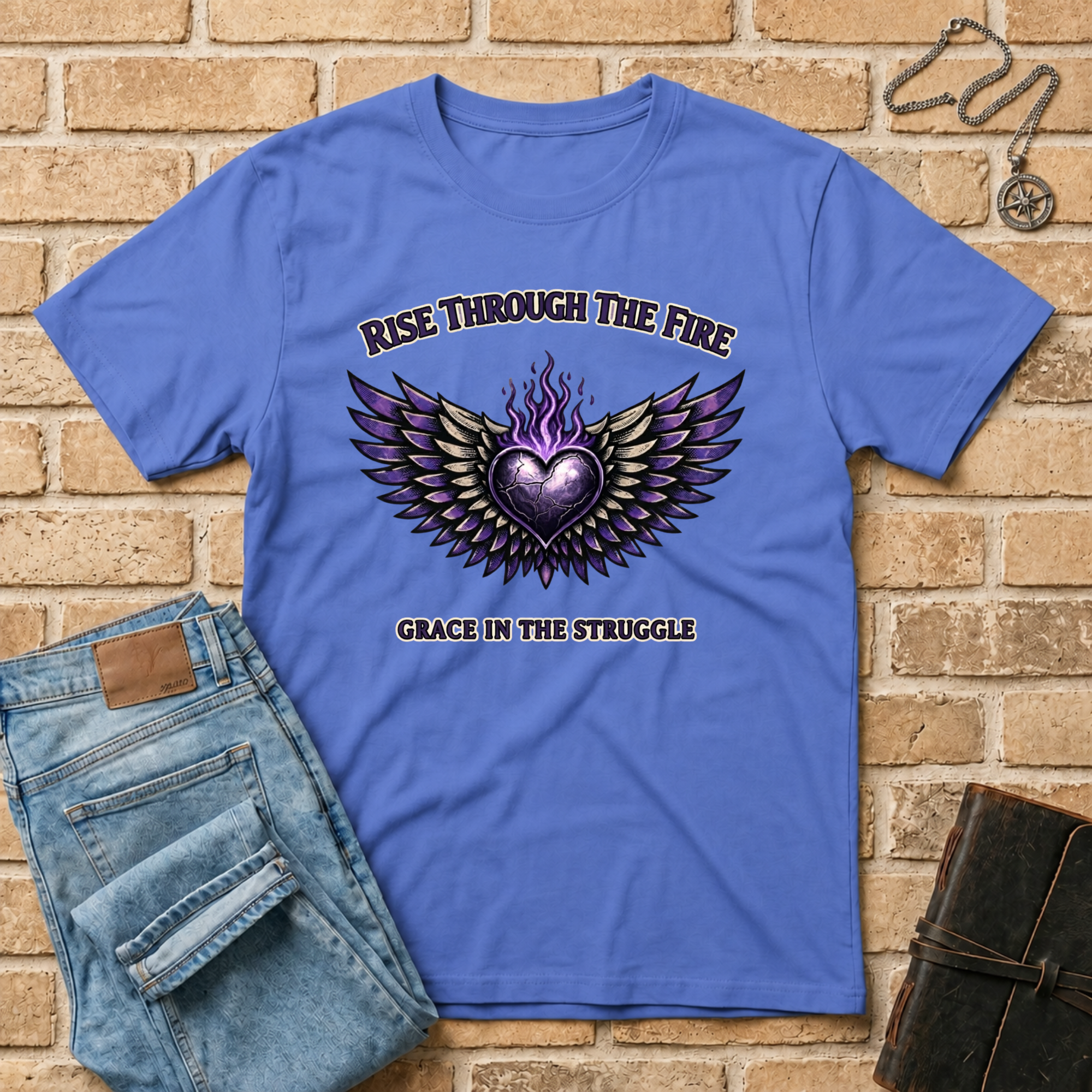 Rise Through The Fire Grace In The Struggle T-Shirt