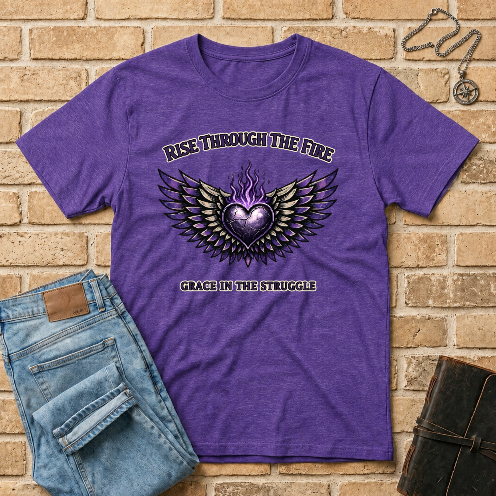 Rise Through The Fire Grace In The Struggle T-Shirt