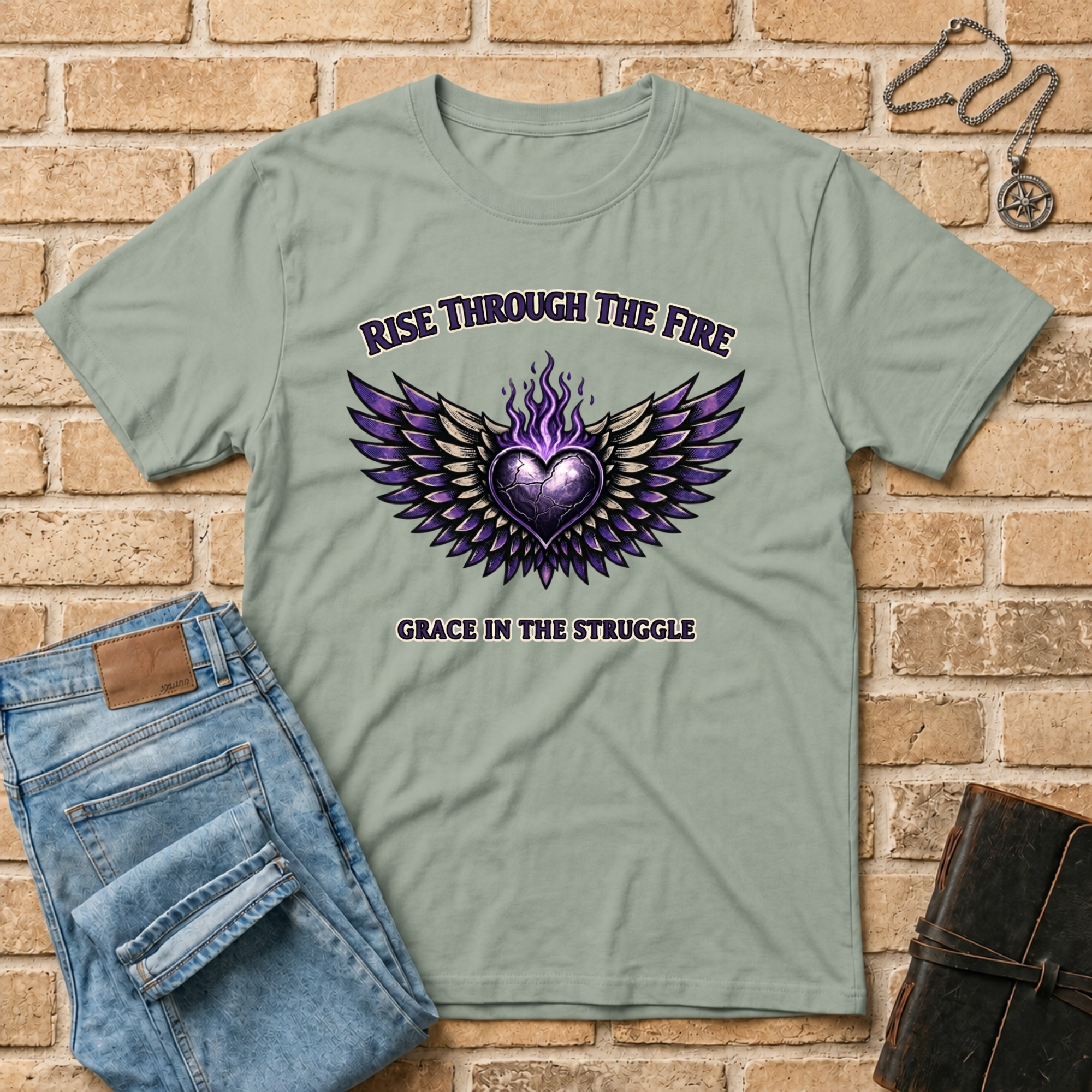 Rise Through The Fire Grace In The Struggle T-Shirt