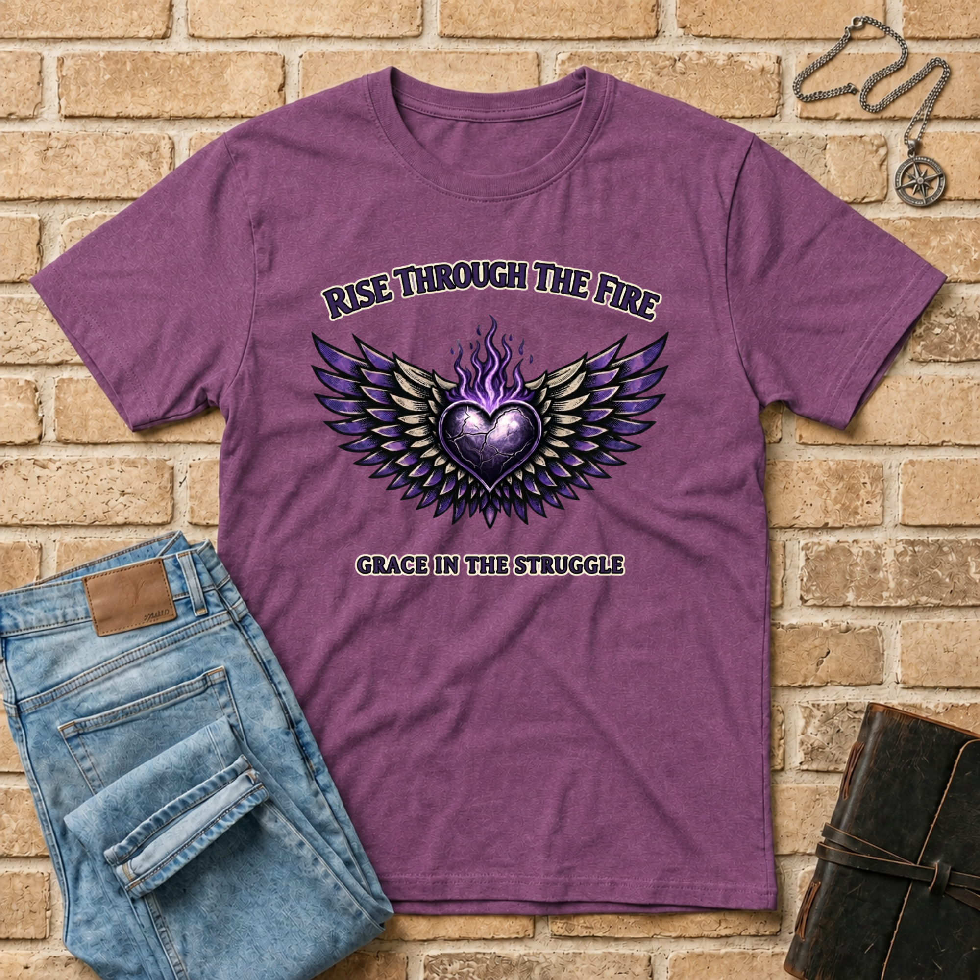 Rise Through The Fire Grace In The Struggle T-Shirt