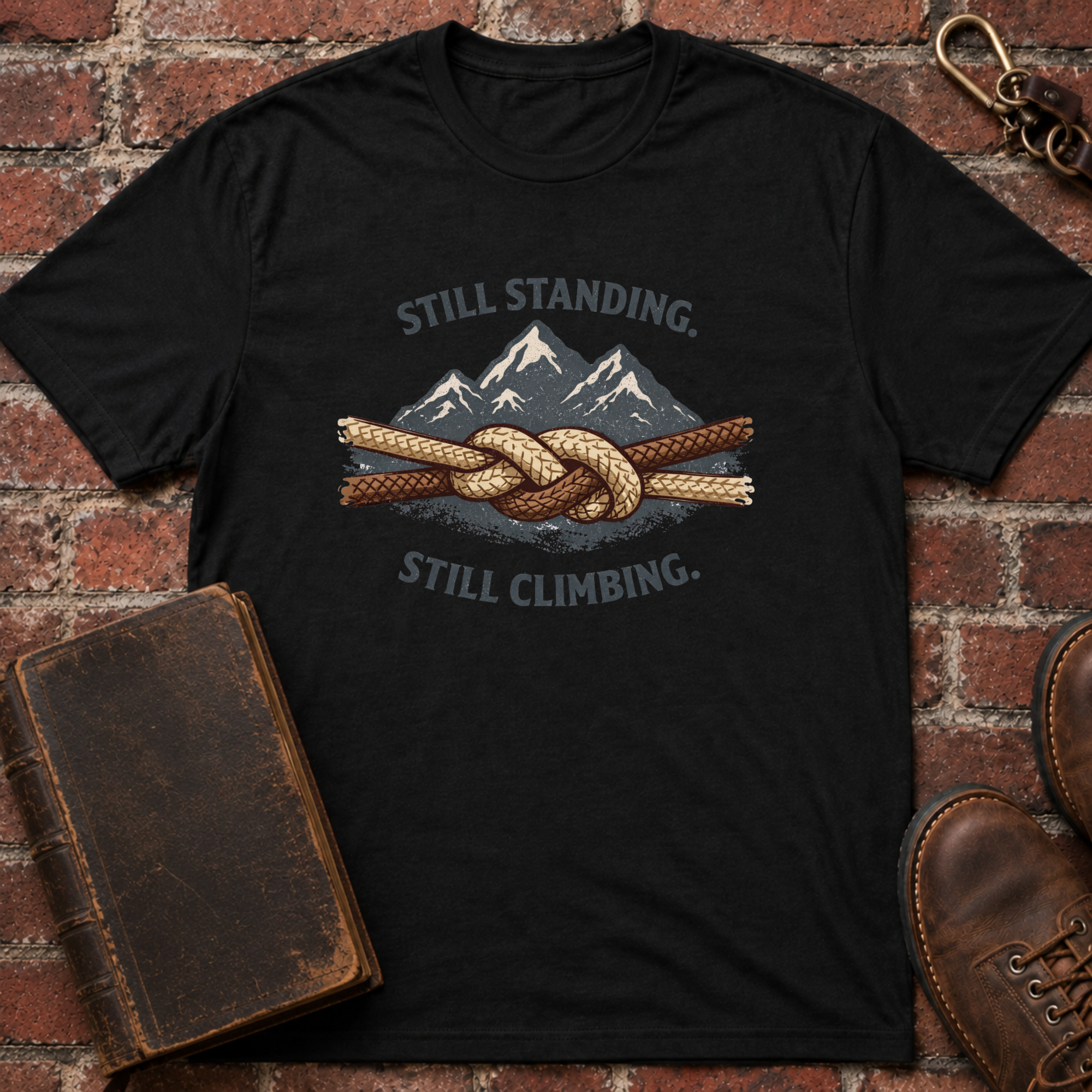Still Standing Still Climbing T-Shirt